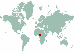Belel Kakou in world map